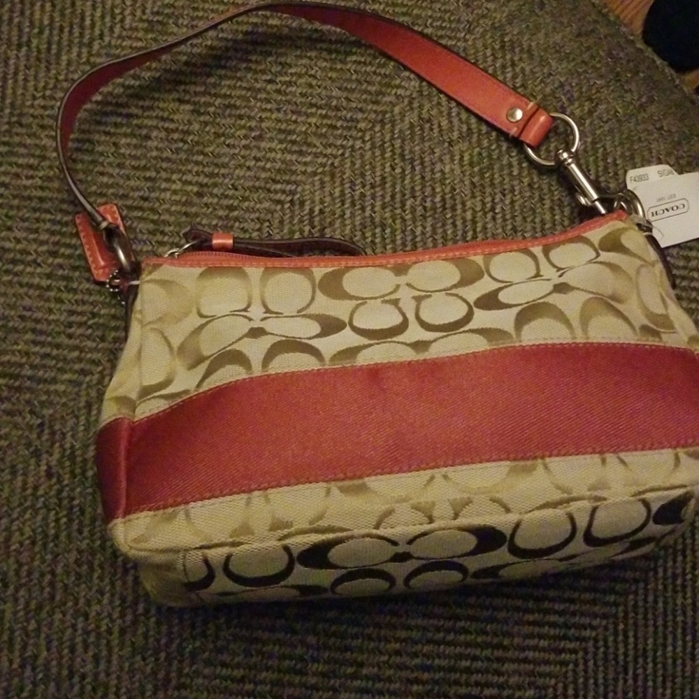 Coach SV light Khaki Papaya